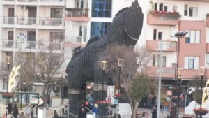 trojanisches Pferd in Cannakale