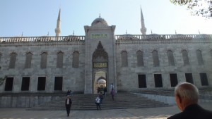 Eingang zur Blauen Moschee