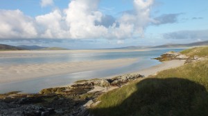 Morgenstimmung an Westküste von Harris