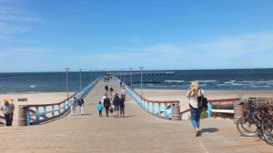 400m lange Seebrücke
